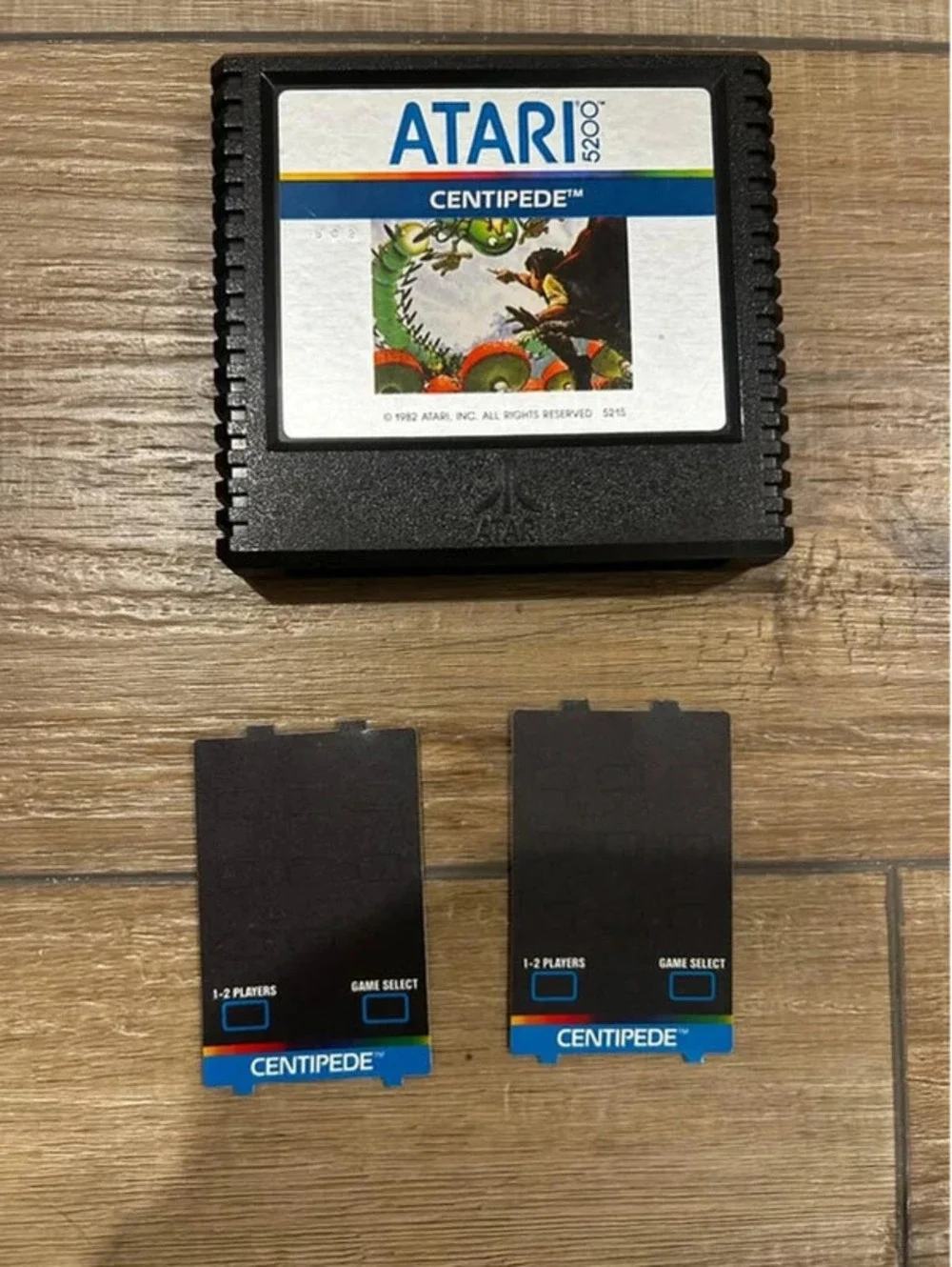 Atari 5200 Games Lot Overlays Pac-Man Galaxian Defender Centipede Super Breakout
